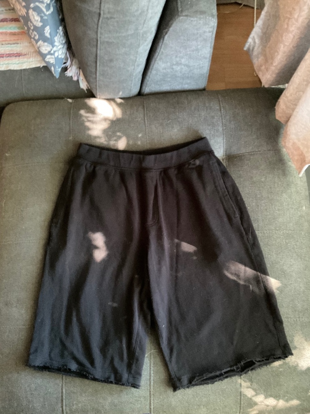 EUC ATM Black Relaxed Cotton Shorts Size Large